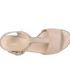 Outlet Mead Suede T-Bar Sandals Women Heels
