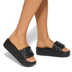 Clearance Meena Eagle Platform Slides Women Sandals