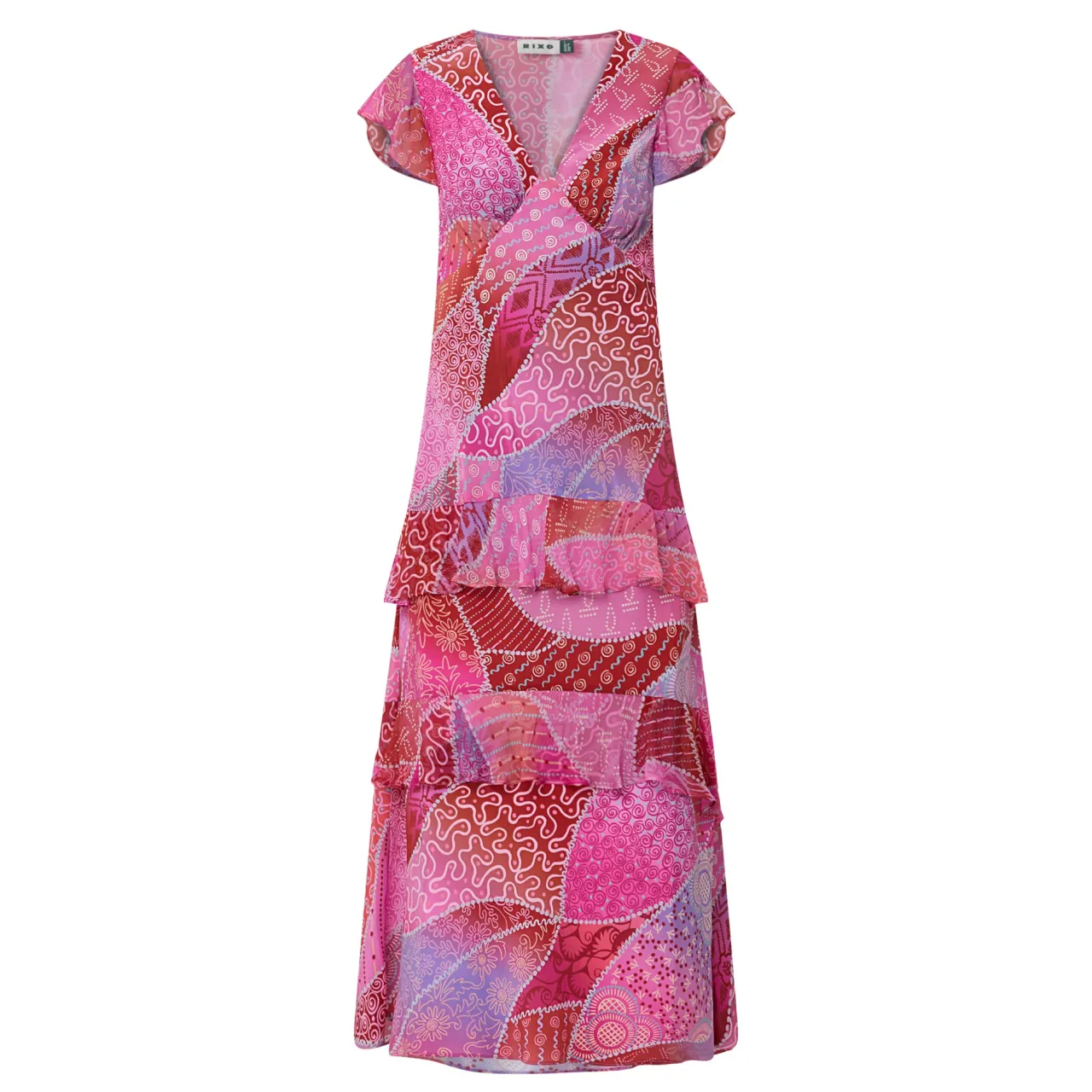 Meena Silk Ibiza Night Sunset Dress Women Dresses|Occasion Dressing