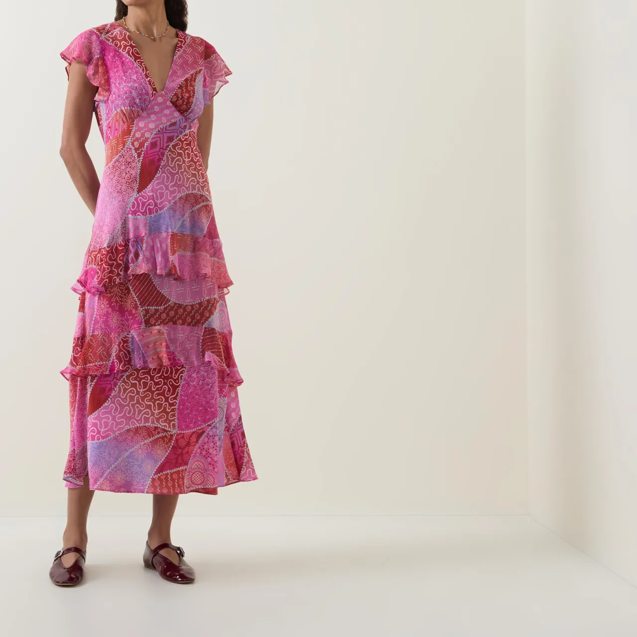 Meena Silk Ibiza Night Sunset Dress Women Dresses|Occasion Dressing