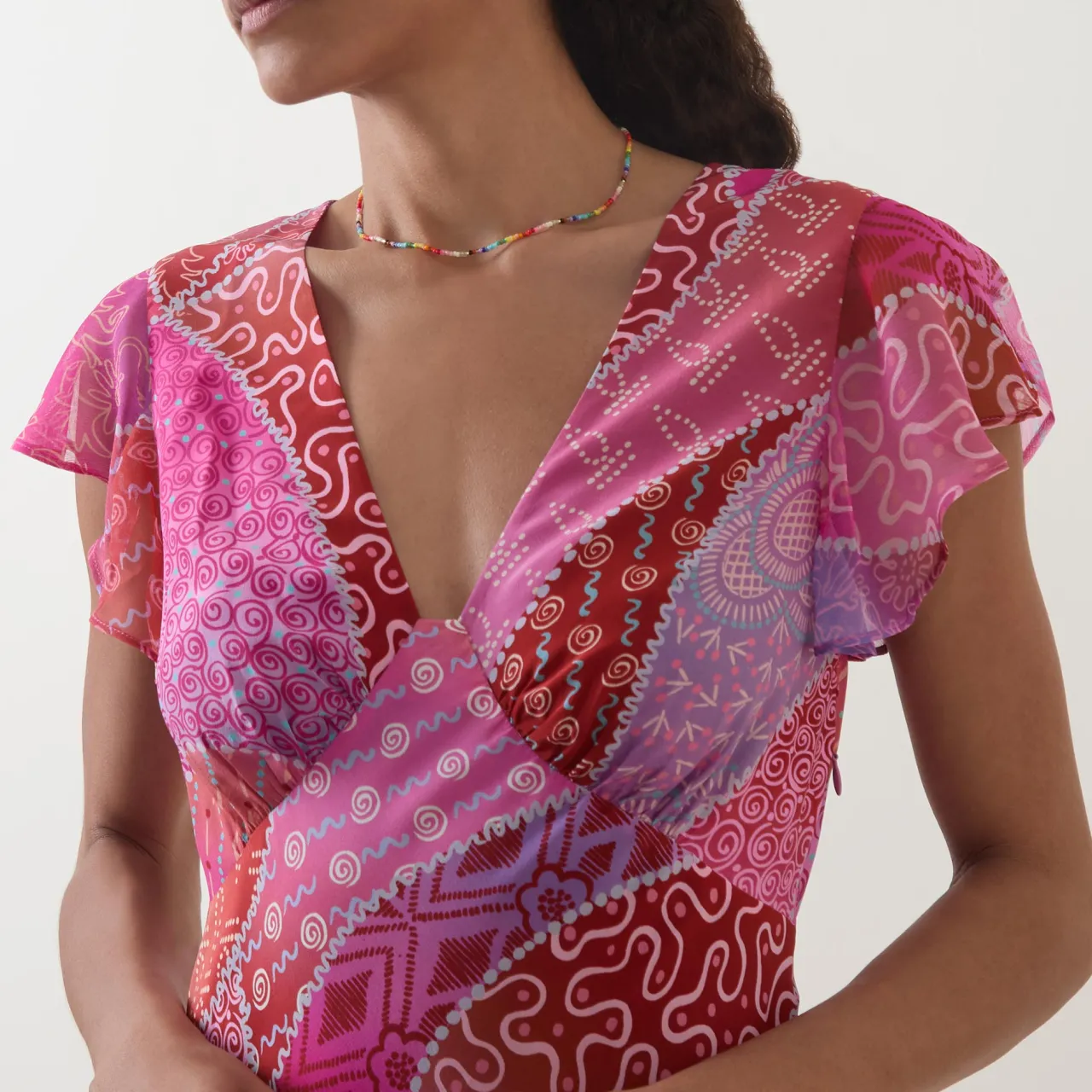 Meena Silk Ibiza Night Sunset Dress Women Dresses|Occasion Dressing