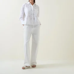 Hot Melissa Broderie Anglaise Shirt Women Tops