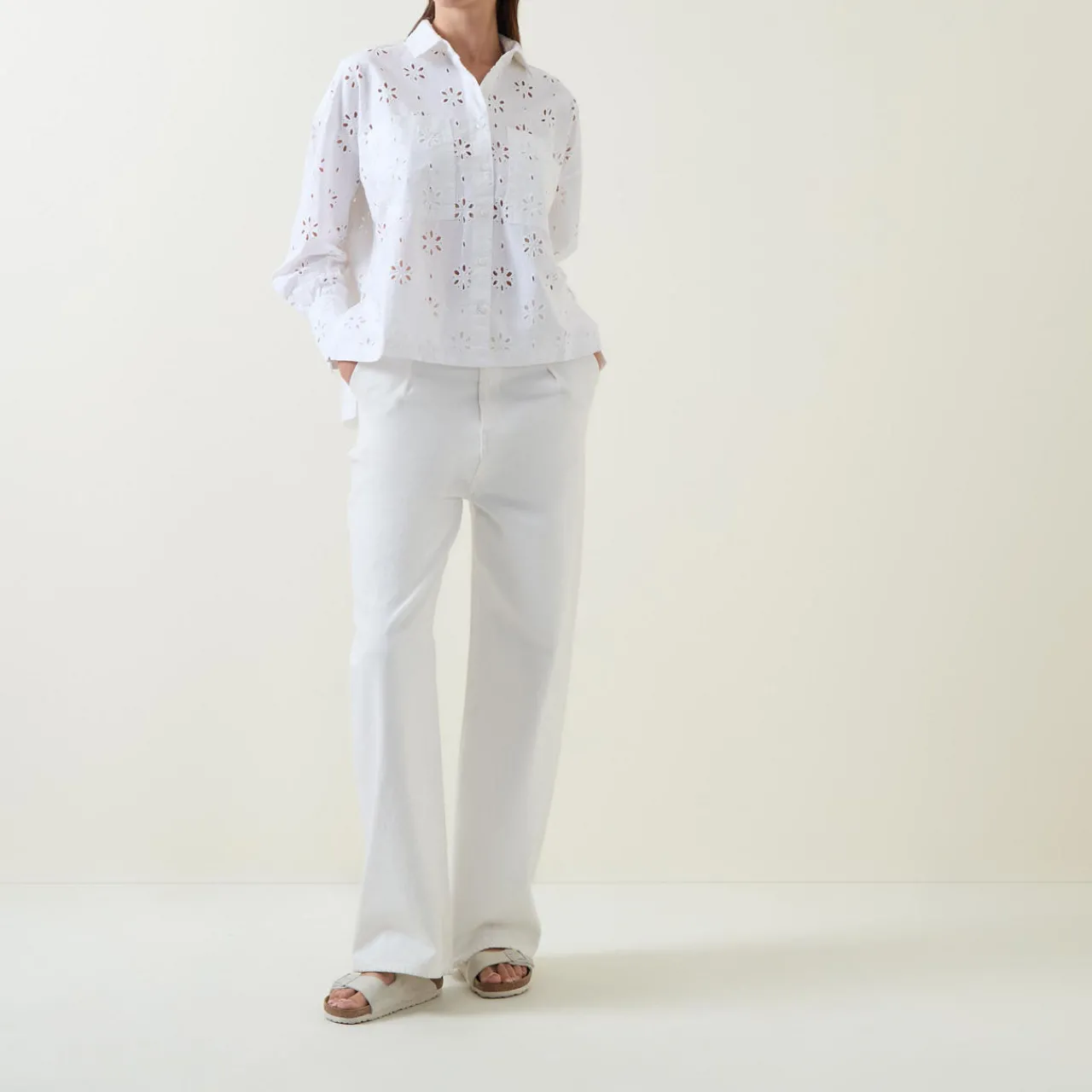 Hot Melissa Broderie Anglaise Shirt Women Tops