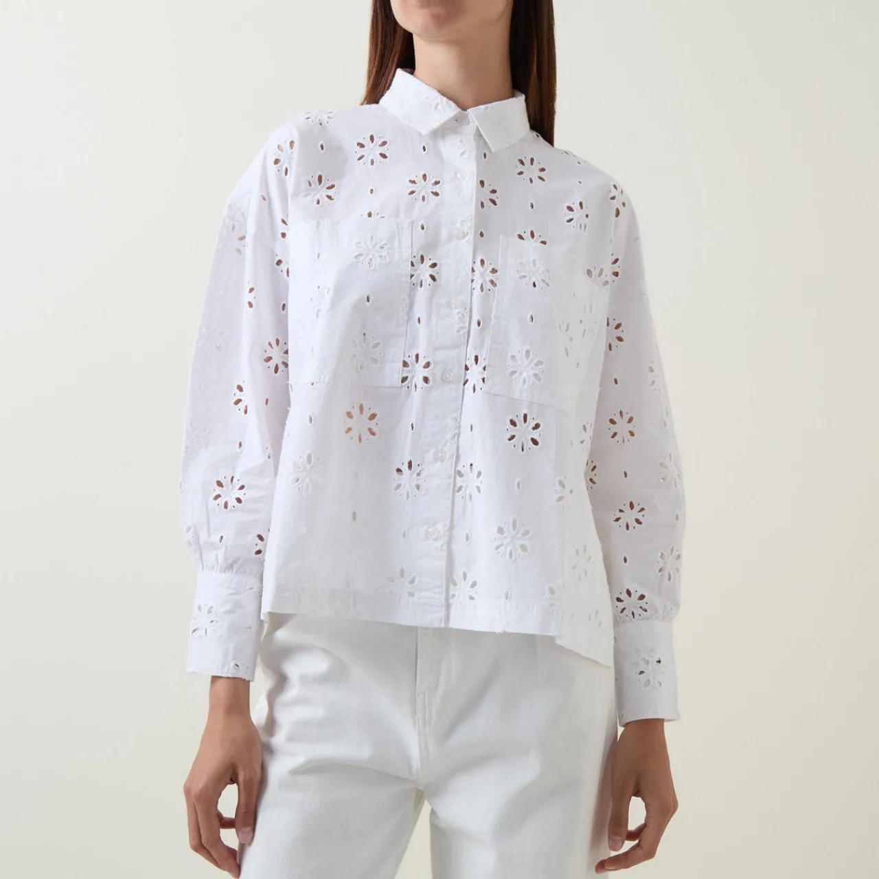 Hot Melissa Broderie Anglaise Shirt Women Tops
