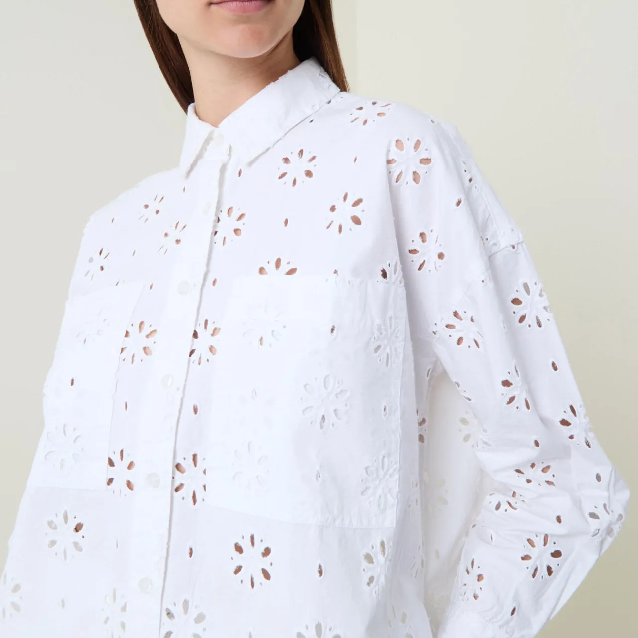Hot Melissa Broderie Anglaise Shirt Women Tops