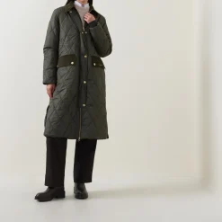Best Meredith Quilted Coat Women Coats & Jackets