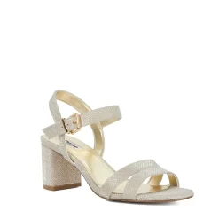 New Merisa Glitter Block Heels Women Heels