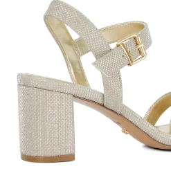 New Merisa Glitter Block Heels Women Heels