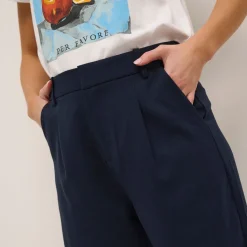 New Merle Cropped Tailored Trousers Women Trousers & Shorts