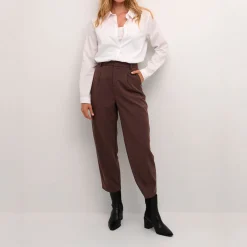 Discount Merle High-Rise Cropped Trousers Women Trousers & Shorts