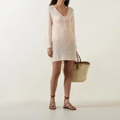 New Mesh Knit Kaftan Women Swimwear & Beachwear
