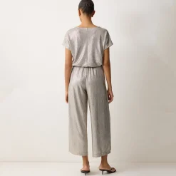 Metallic Top Women Tops