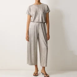 Metallic Top Women Tops