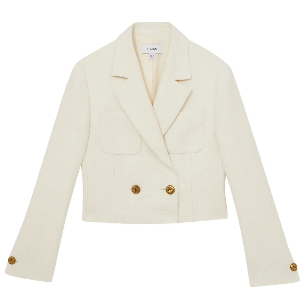 Best Mia Double-Breasted Cropped Blazer Women Coats & Jackets