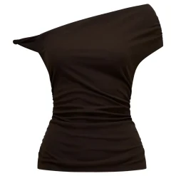 Online Mia Mesh Ruched Top Women Tops