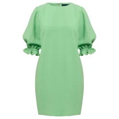 Best Mia Ruffle Cuff Mini Dress Women Dresses