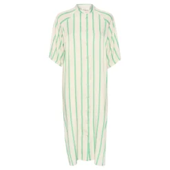New Mia Striped Shirt Dress Women Dresses