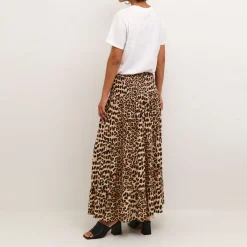 Sale Mid-Rise Leopard Skirt Women Skirts