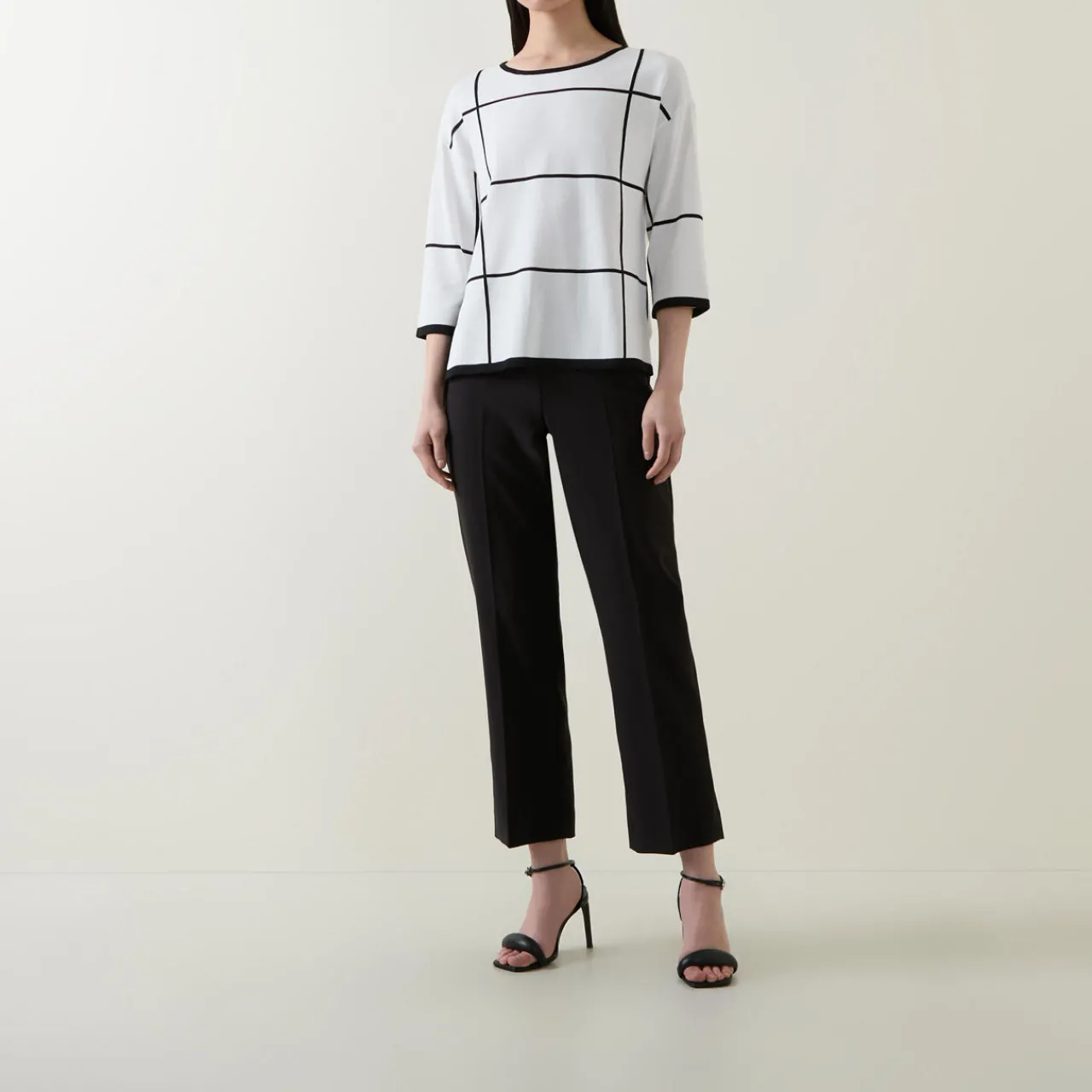 Discount Mid-Rise Pleated Straight Leg Trousers Women Trousers & Shorts