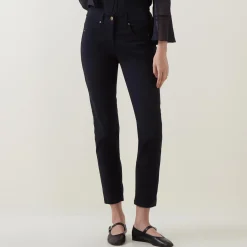 Online Mid-Rise Slim Leg Jeans Women Denim