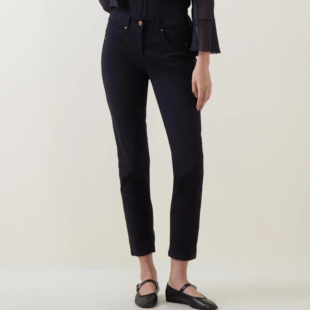 Online Mid-Rise Slim Leg Jeans Women Denim
