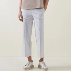 Clearance Mid-Rise Straight Leg Cropped Trousers Women Trousers & Shorts