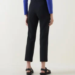Online Mid-Rise Straight Leg Cropped Trousers Women Trousers & Shorts