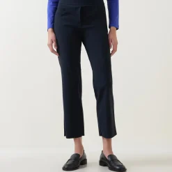 Sale Mid-Rise Straight Leg Cropped Trousers Women Trousers & Shorts