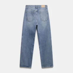 Sale Mid-Rise Straight Leg Jeans Women Denim