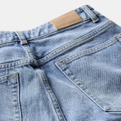 Sale Mid-Rise Straight Leg Jeans Women Denim