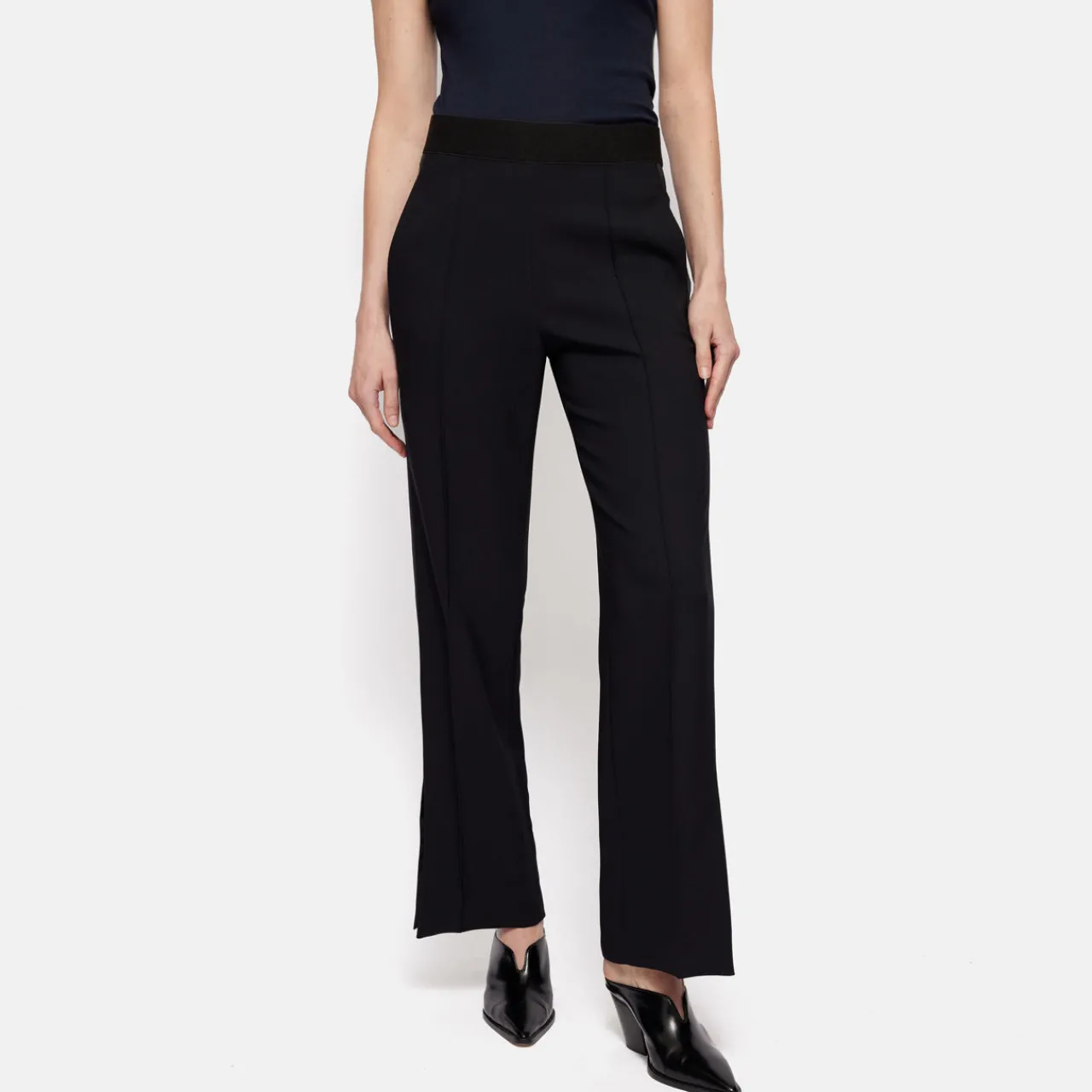 Best Mid-Rise Straight Leg Trousers Women Trousers & Shorts