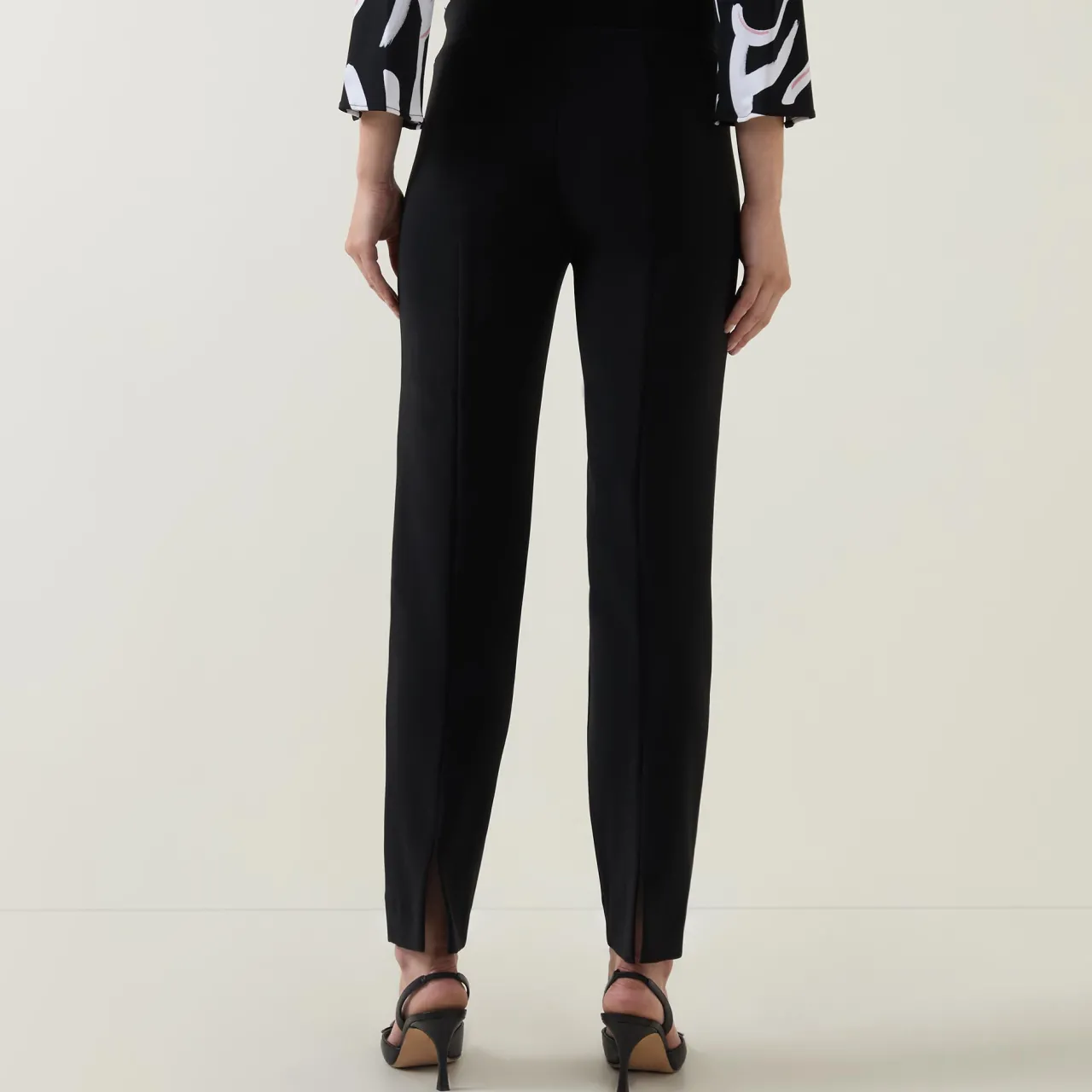 Mid-Rise Straight-Leg Trousers Women Trousers & Shorts