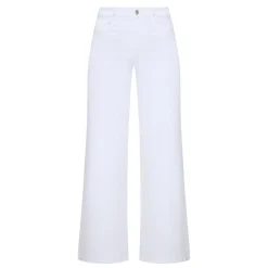 Mid-Rise Wide Leg Jeans Women Denim