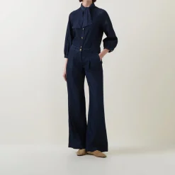 Hot Mid-Rise Wide Leg Jeans Women Denim
