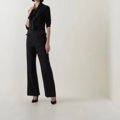 Clearance Mid-Rise Wide Leg Trousers Women Trousers & Shorts