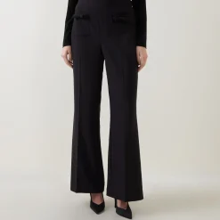 Clearance Mid-Rise Wide Leg Trousers Women Trousers & Shorts