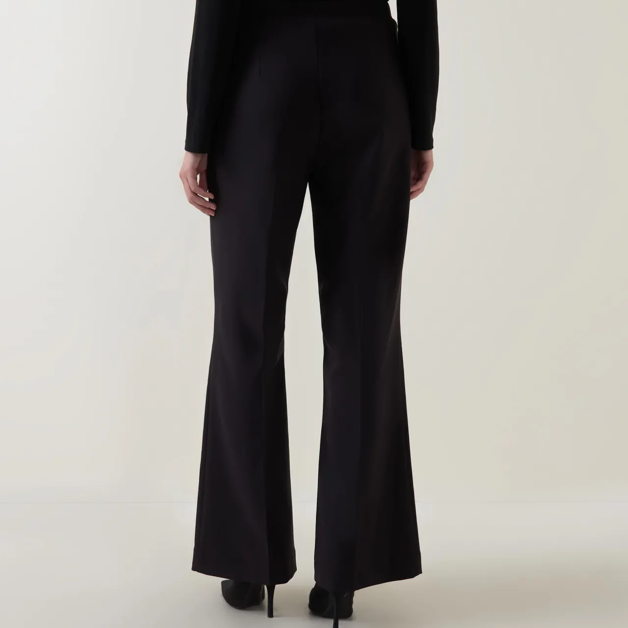 Clearance Mid-Rise Wide Leg Trousers Women Trousers & Shorts
