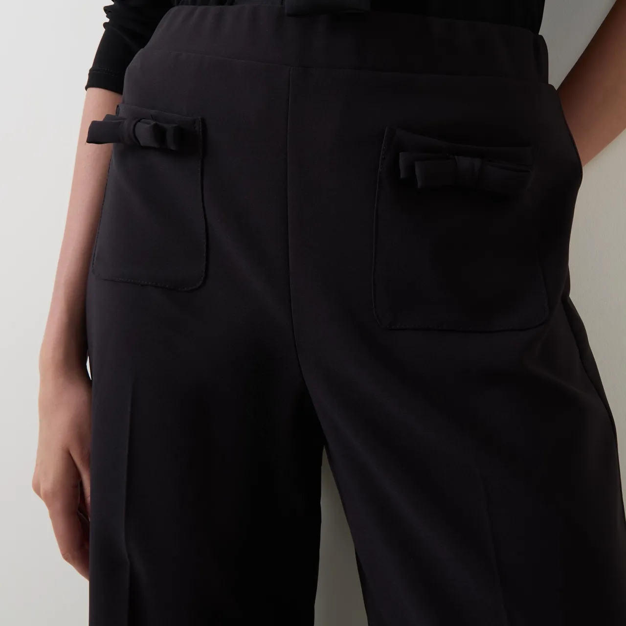 Clearance Mid-Rise Wide Leg Trousers Women Trousers & Shorts