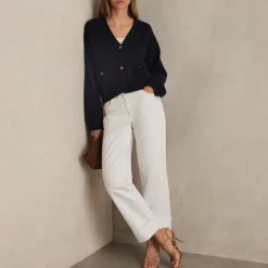 Sale Mila Patch-Pocket Cardigan Women Sweaters & Cardigans