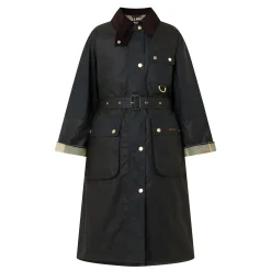 Milda Long Wax Jacket Women Coats & Jackets