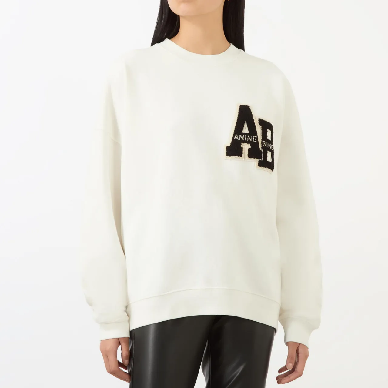 Outlet Miles Letterman Oversized Sweatshirt Women Sweatshirts & Hoodies