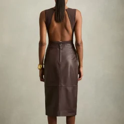 Sale Miley Leather Pencil Skirt Women Skirts