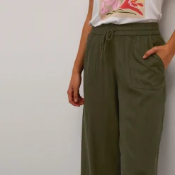 Clearance Milia Mid-Rise Wide Leg Trousers Women Trousers & Shorts