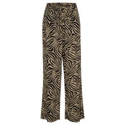 Hot Milia Printed Mid-Rise Wide-Leg Trousers Women Trousers & Shorts