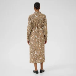 Sale Mille Animal Print Shirt Dress Women Dresses