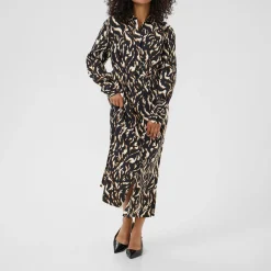 Hot Mille Printed Shirt Dress Women Dresses