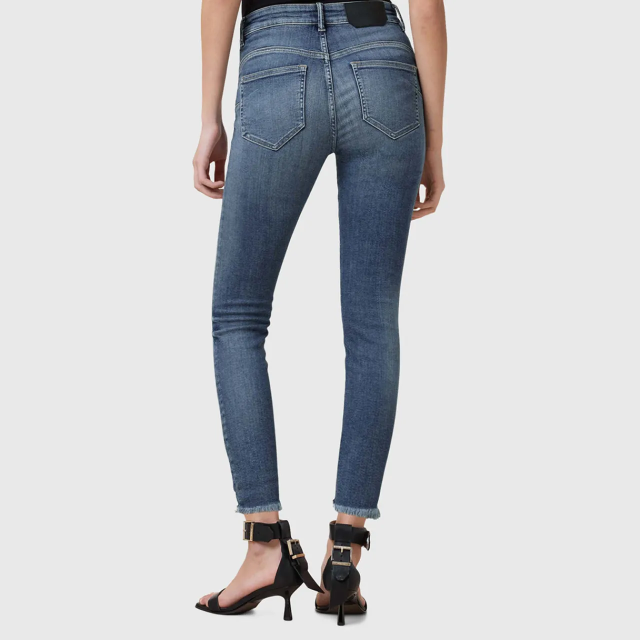 Miller Push Up Mid-Rise Skinny Jeans Women Denim