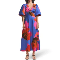 Mina Floral Flared Dress Women Dresses
