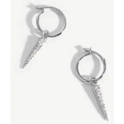New Mini Pavé Dagger Earrings Women Earrings