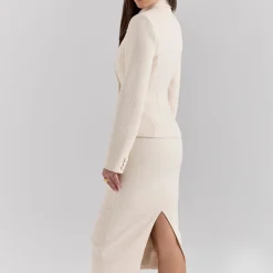 Clearance Misha Boucle Double-Breasted Blazer Women Coats & Jackets